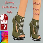 Stawmp Ankle Boot Aqua ~OF~
