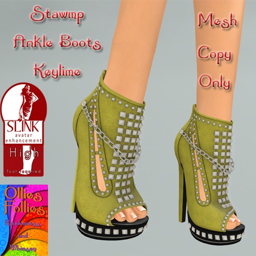 Stawmp Ankle Boot Aqua ~OF~