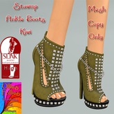 Stawmp Ankle Boot Aqua ~OF~