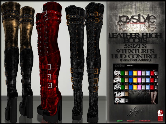 Joy Style-Leather High Boots