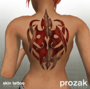 PROZAK - Skin tattoo