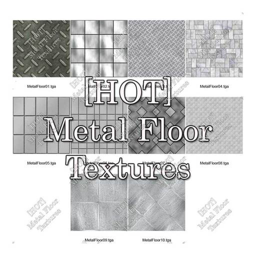 [HOT] Metal Floor Textures Set