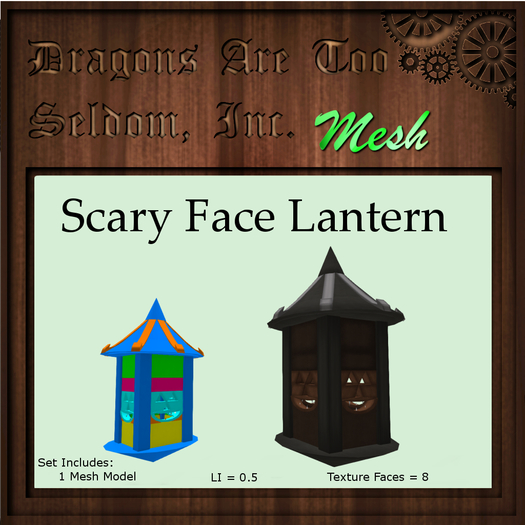 DATSI Mesh - Scary Face Lantern Set