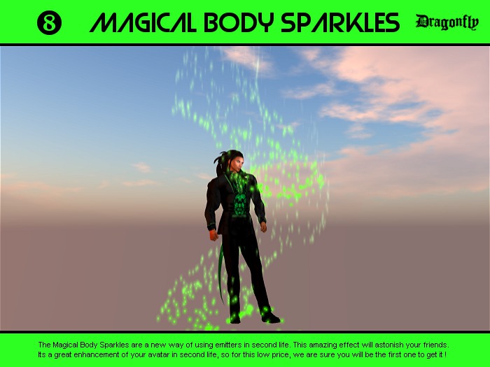 Dragonfly - Magical Body Sparkles (wear/add) V1