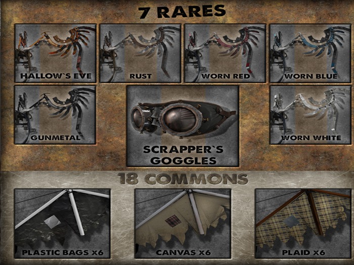 Second Life Marketplace - [ContraptioN] Scrap Imp *Dark Wood* Plaid ...