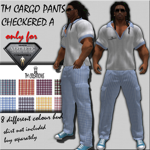 TM CARGO PANTS CHECKERED A