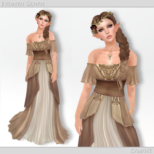 *EC* Evonyn Gown - Gold