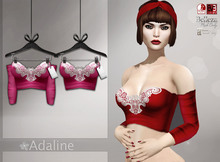 Adaline Long Sleeves Top Pink