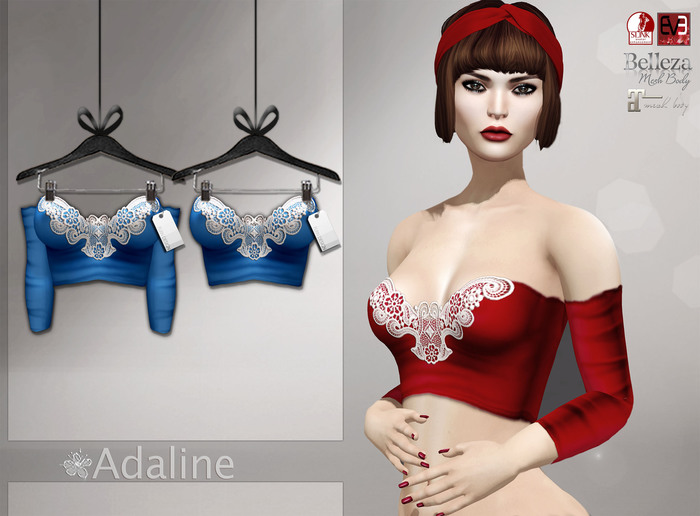 [FLRN] Adaline Long Sleeves Top Blue