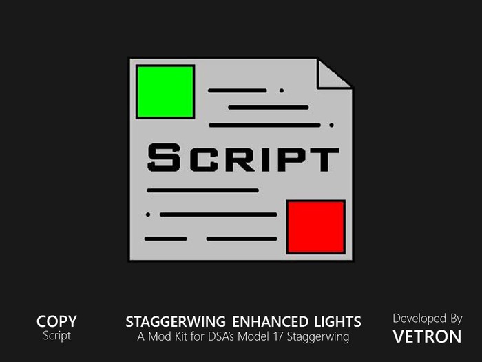 [Vetron] Staggerwing Enhanced Lights