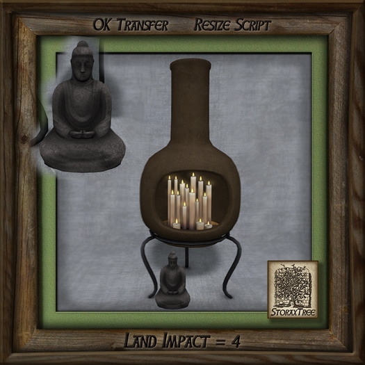 Chimenea C Mini w Candles An