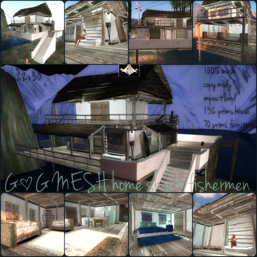 G^G MESH home shack fishermen