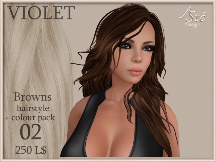 ***Aste*** HAIR 02.01 ZINNIA BLACKS