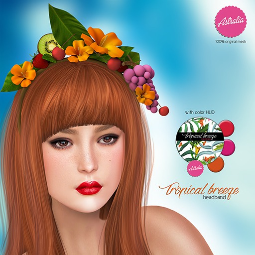 Astralia - tropical breeze headband
