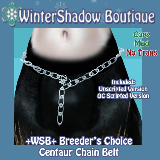 +WSB+ BC Centaur Chain Belt (boxed)