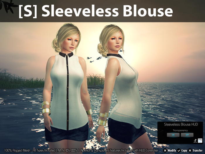 [S] Sleeveless Blouse