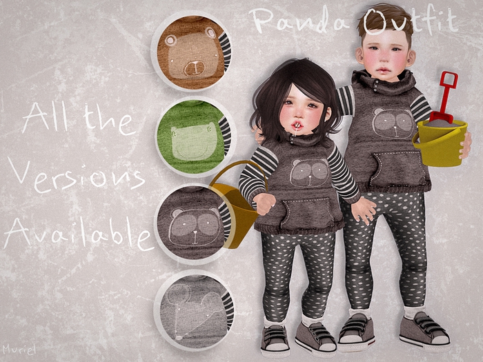 Muriel. Panda Outfit