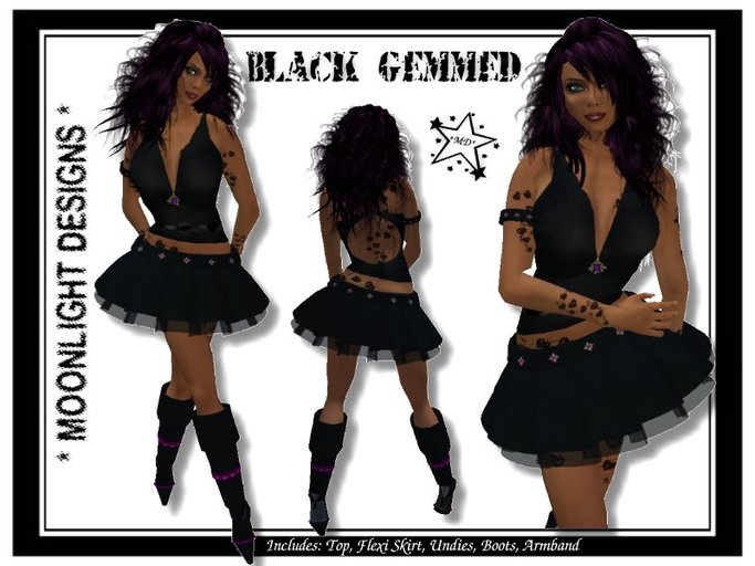 *MD* Black Gemmed