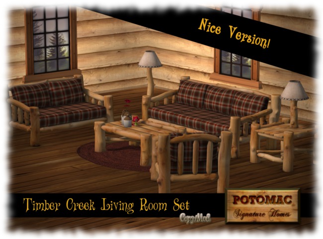 Timber Creek Living Room Set - Nice -