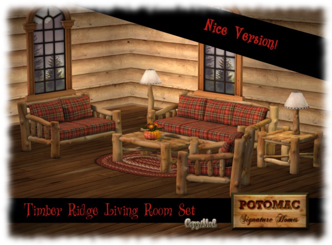 Timber Ridge Living Room Set - Nice -