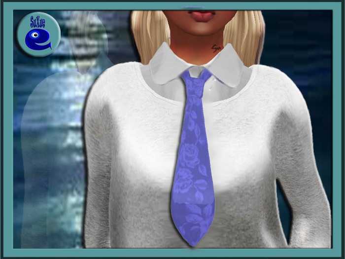 ! " Su Xue " Tie Silk Rose Resize Lila