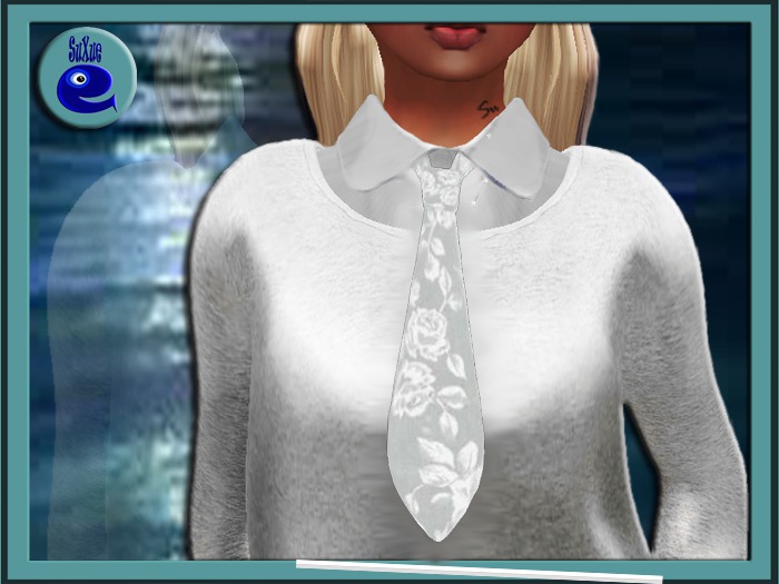 ❤️ [ Su ] Tie Silk Rose Resize White