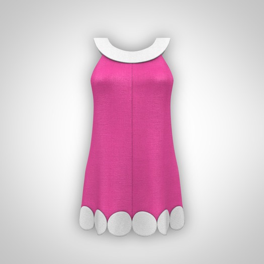 ANOIRCRE Soixante Dress Pink