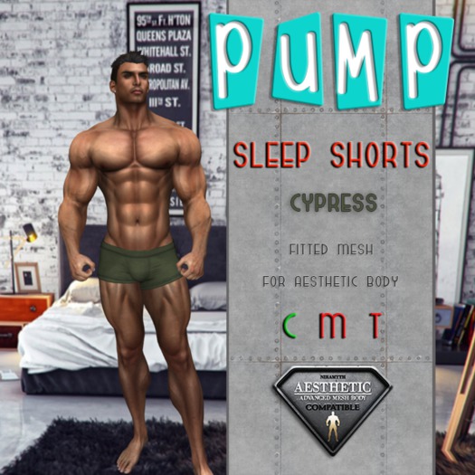 Cypress Sleep Shorts - Aesthetic