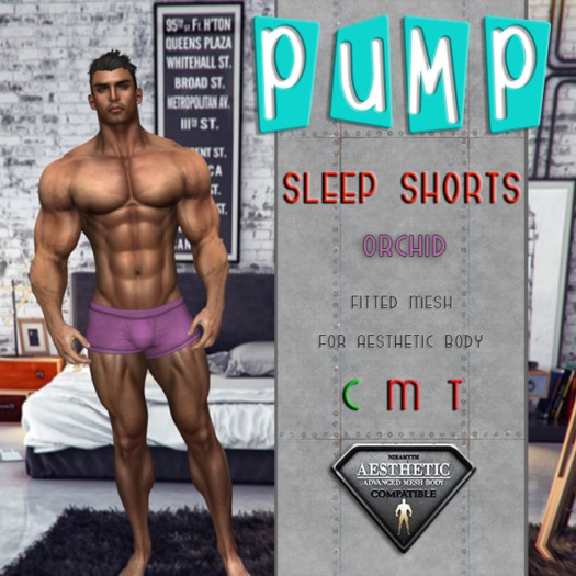 Orchid Sleep Shorts - Aesthetic