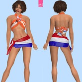 HOLLAND - "scarf & flag" outfit  (MESH)