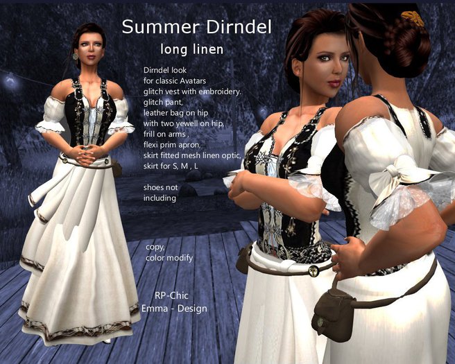 RP-Chic Summer Dirndel linen