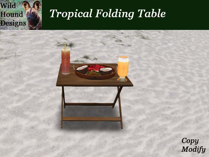 [WHD] -- Tropical Table - Folding