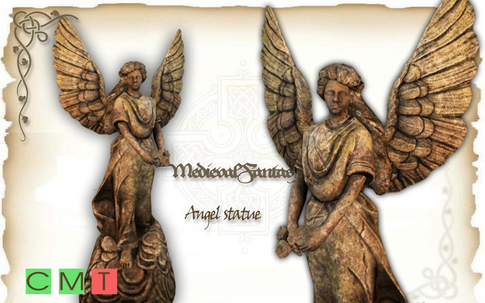 [MF] Mesh winged angel statue (boxed)