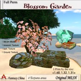Fantasy China Mesh Blossom Garden  FULL PERM 1 prim