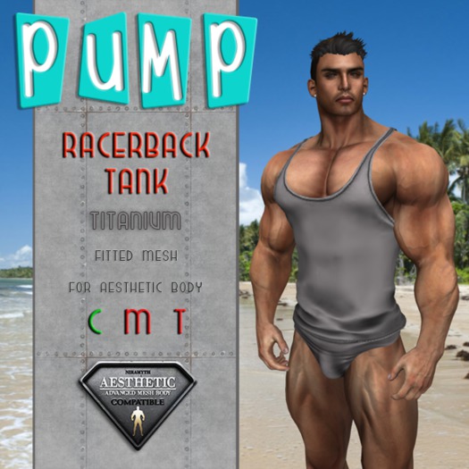 Titanium Racerback Tank - Aesthetic