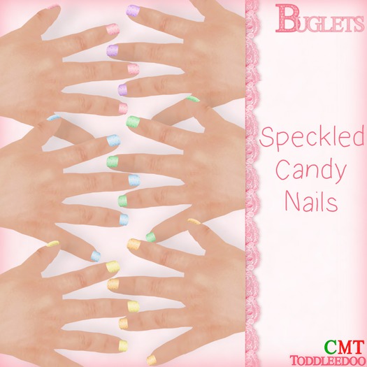 ~*Buglets*~ TD Speckled Candy Nails