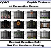 15 Decoratave Fences Alpha Textures 
