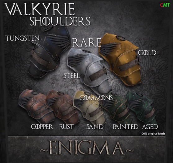 :Enigma: Valkyrie Painted Metal