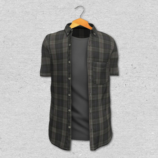 BlankLine Shirts&T (Fitted) [KhakiCheck]