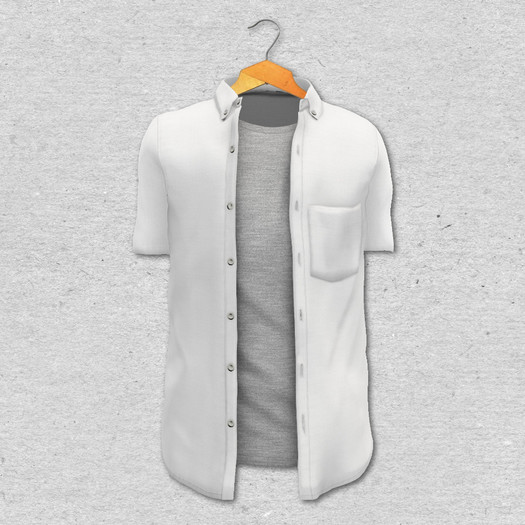 BlankLine Shirts&T (Fitted) [White]