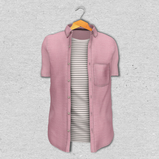 BlankLine Shirts&T (Fitted) [Pink]