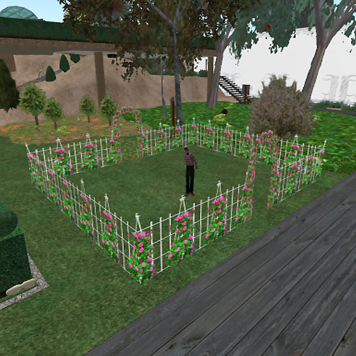 Hodgie's Nature Stand -- Rose Fence Assembly 10 X 12 Linked