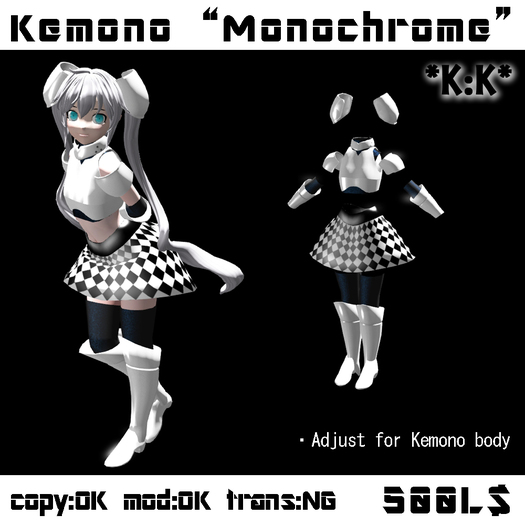 *K:K* Kemono "Monochrome"