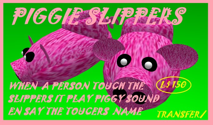 PIGGY SLIPPERS BOXET