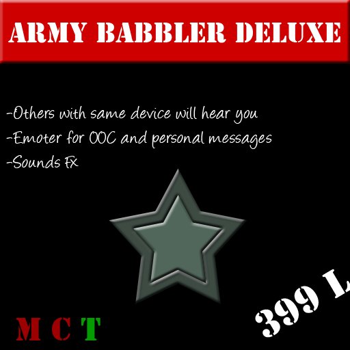 Army Babbler Deluxe