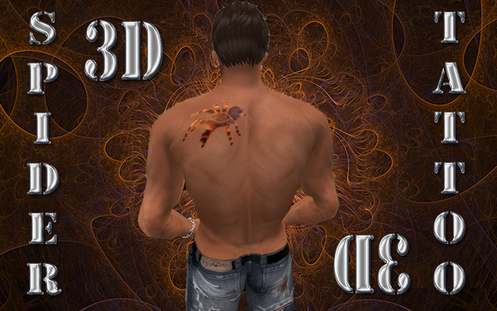3D Spider Tattoo (Boxed)