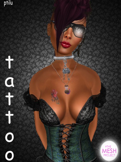 tattoo rose 3d