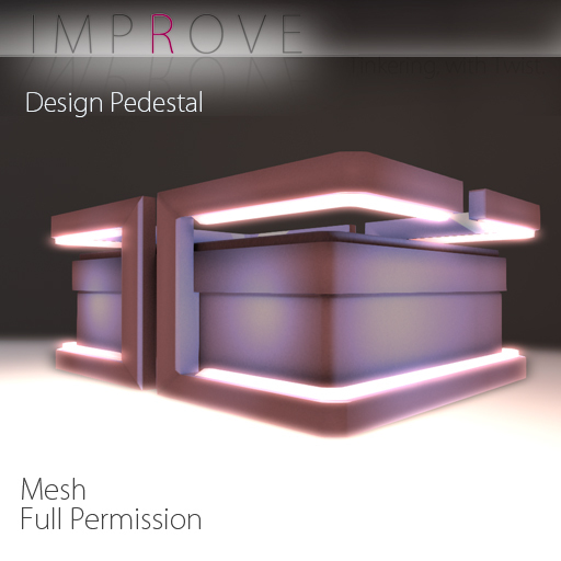 //IMPROVE Your Designer Pedestal