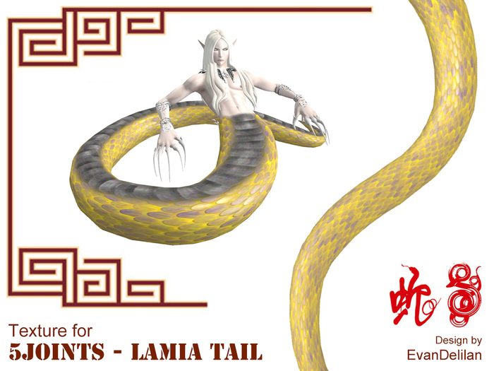 <<==EvanDelilan==>>  *Texture For 5Joints Lamia Tails 1