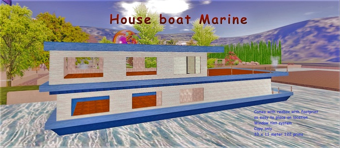 House boat Marine boxed